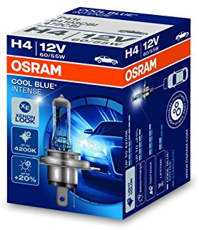 Osram 64193CBI Cool Blue Intense H4-Glühlampen, 12V