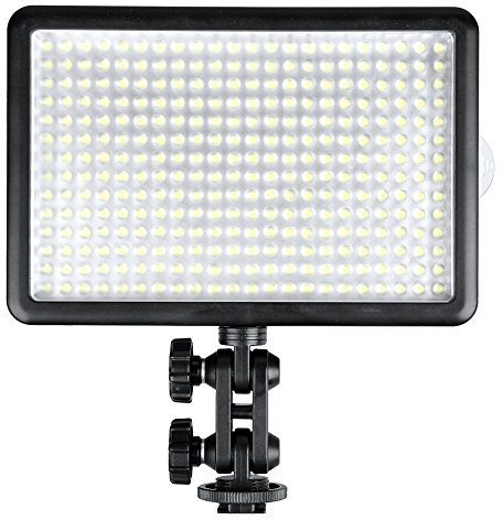 Godox LED308 C lámpara de vídeo con Temperatura de Color Ajustable Mando a Distancia (3300 K hasta 5600 K)