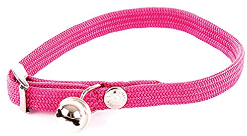 Katzenhalsband, Nylon, elastisch, Rosa