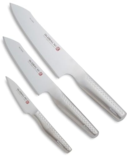 Global NI 3-pc. Knife Set (GN-009,GNM-07,GNFS-01)