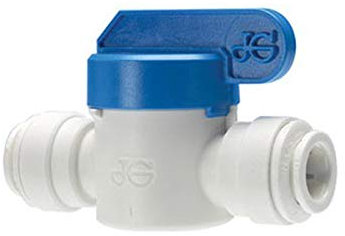 John Guest Absperrhahn PM metrisch für Schlauch Ø 8mm PPMSV040808W