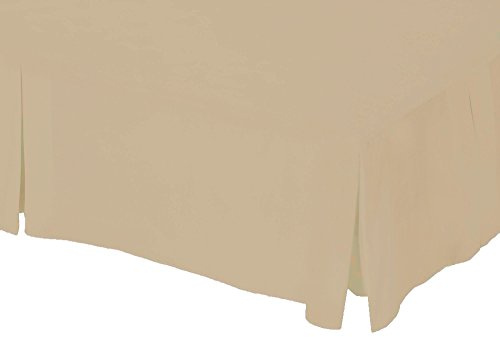 Belledorm Brown Platform Base Valance Sheet, 200 Thread Count Percale