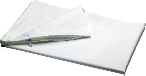 Mediflow Anti-Allergen-Kissenbezug – 100% Baumwolle, beruhigender Schutz für empfindliche Haut, hochwertiges Aegis-Finish und Oeko-Tex, Weiß (50 x 70 cm)