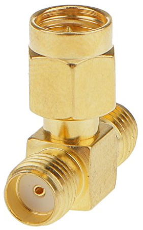 SMA Stecker auf Zwei SMA Triple T Rf Adapterstecker 3-fach Verteiler Weiblich