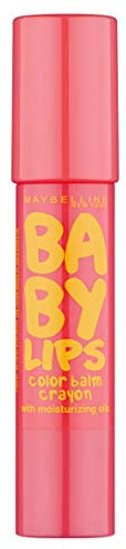 Maybelline New York Lippenpflege, Baby Lips, Balm Crayon, Sugary Orange, 10, 1er Pack (1 x 3 ml)