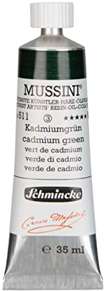 Schmincke - MUSSINI®, finest artist's resin oil colors, cadmium green - 35 ml
