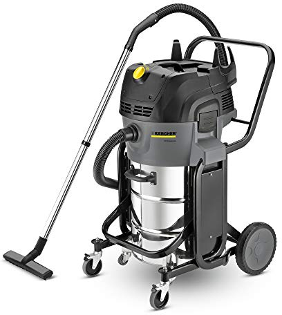 Karcher NT 55/2 Tact² 1.667-237.0, Aspirateur Eau et poussières, Noir, Gris, Jaune, Taille Unique, 3600 W, 55 liters, 44 décibeles