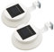 Gardenkraft 24280 Zaun/montieren mindestens 3 LED Solarleuchten – Weiß (2 Stück)