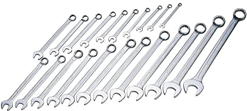 Draper 3115 S22M Elora Long Metric Combination Spanner Set, 8mm-32mm, 22 Pieces