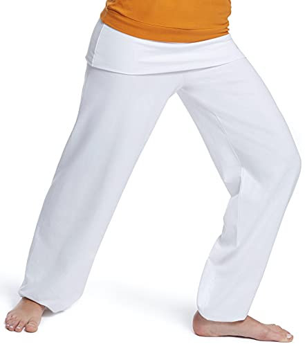 ESPARTO Yogahose Sooraj - das Original in Bio-Baumwolle Schneeweiß XL