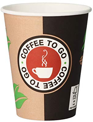 Kaffeebecher Coffee To Go 300ml mit Deckel 100 Stück