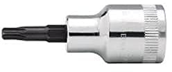 Bahco 7809TORX-T40-120 Long Square Drive Socket Driver, Silver, 1/2-Inch