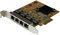 StarTech.com Adatattore Scheda di Rete Ethernet Gigabit PCI Express PCie Nic a 4 Porte
