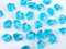Goodymax 50 Kristall-Steine Türkis 25 mm - EIS Deko Streudeko Diamanten Tischdeko