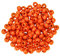 efco 1400816 10 millimètres 53 Morceaux Perles en Bois de Trou, Orange