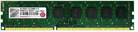 Transcend TS512MLK64V3N - Memoria de 4 GB DDR3, DIMM de 240-pin