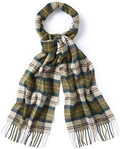 Barbour Tartan Lambswool Scarf Ancient One Size