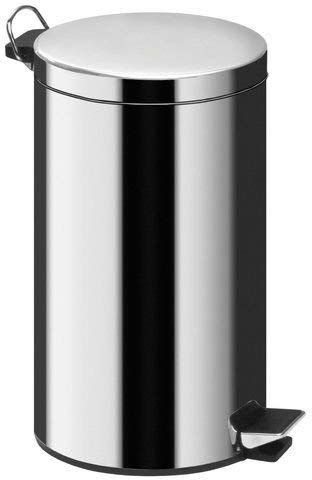 Denny International 3 Litre Stainless Steel Pedal Bin for Kitchen Bathroom Toilet Rubbish Tray (Silver 3 Ltr Bin)