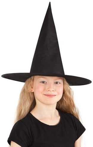 Boland Ursula 96919 Witch Hat for Children, One Size, Black
