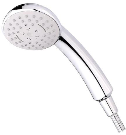 Schläfer | 8193000 - Großer G 1/2 Zoll Dusche kopf, Durchmesser 95 mm, Chrom-Duschkopf, 3 Strahlarten, Hamburg Universal-Handbrause, 3-Strahl-Massageduschkopf, Zerstäuber