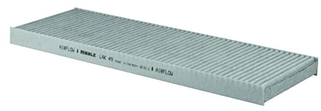 MAHLE LAK 49 Interior Cabin Air Filter - Carbon Activated Pollen Filter - with odor protection - Car