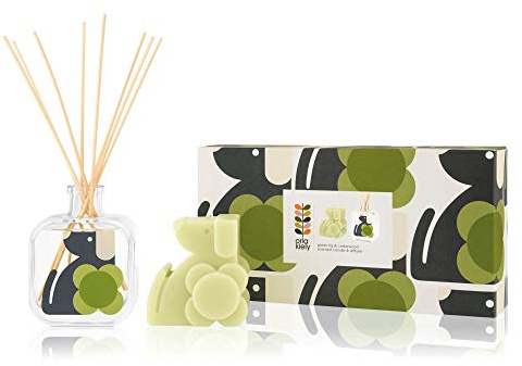 Orla Kiely Geformte Kerze und Diffusor, Geschenk-Set