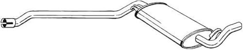 BOSAL 283-015 Mittelschalldämpfer