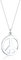 Elli Damen-Kette mit Anhänger Peace-Zeichen 925 Sterling Silber 01503473_45 - 45cm Länge