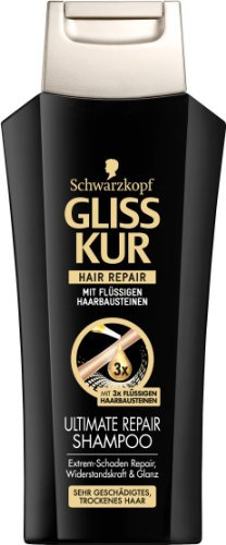 Gliss Kur Ultimate Repair Shampoo, 2er Pack (2 x 250 ml)