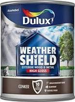 Dulux Weathershield Conker - Exterior Gloss Paint - 750ml