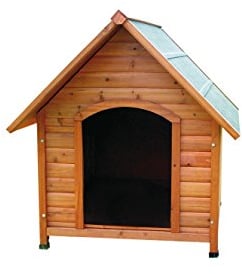 Croci Chalet Caseta de Perro, Caseta de Madera para Exteriores, Patas Ajustables, 72 x 76 x 76 cm