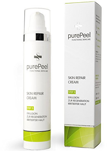 purePeel Skin Repair Cream, 50 ml, hautregenerierende Gesichtscreme, spendet Feuchtigkeit, beruhigt und pflegt intensiv