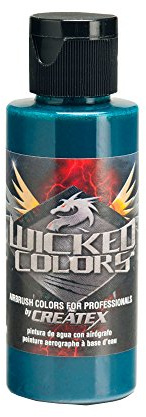 Createx Wicked Colors - Airbrush Farbe - 59 ml - Detail - Viridiangruen