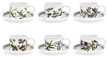 Portmeirion - Espressotasse mit Untertasse - 0,1l - - Speedwell