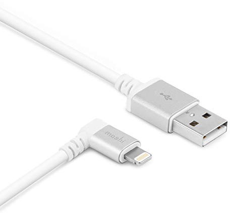 Moshi – Cavo USB aevoe con Lightning connettore da 90 gradi Bianco – Cavo – Digitale/99 mo023128 dati