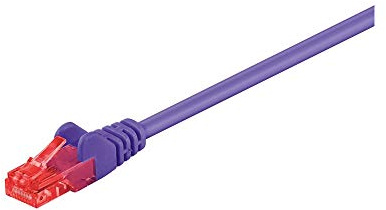 Goobay 95256 CAT 6 Patchkabel, U/UTP, Violett