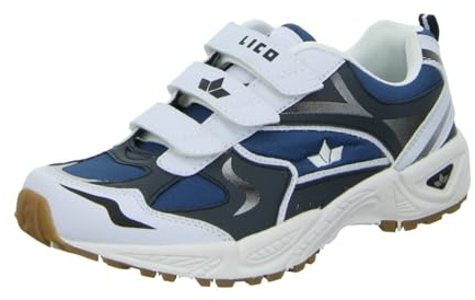 Lico Bob V, Scape per Sport Indoor Unisex - Bambini e ragazzi, Bianco Blu Navy, 38 EU