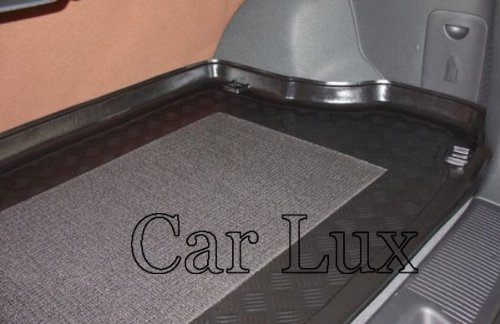 Car Lux AR01704 - Alfombra Bandeja Cubeta Protector cubre maletero a medida con antideslizante