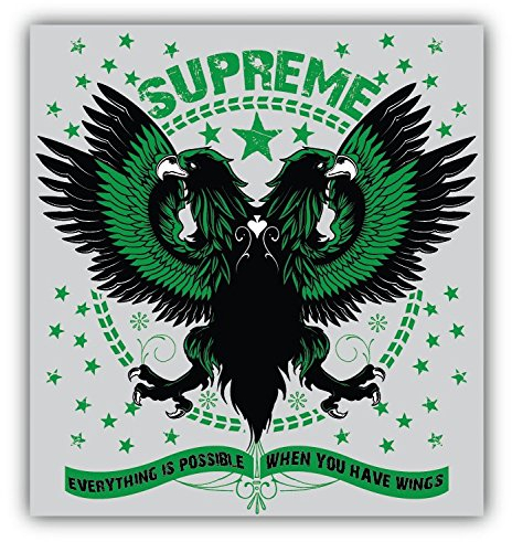Supreme Flight Griffins Hochwertigen Auto-Autoaufkleber 10 x 12 cm