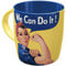 Nostalgic-Art Retro Kaffee-Becher, 330 ml, We can do it – Geschenk-Idee für starke Frauen, Keramik-Tasse, Vintage Design