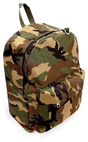 Everest Sac à Dos Classique Woodland Camo, Camouflage, Taille Unique, Sac à Dos Classique Woodland Camo