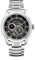 Bulova Automatic 96A119 - Montre-bracelet de créateur - pour homme - à remontage automatique - bracelet en acier inoxydable - cadran noir