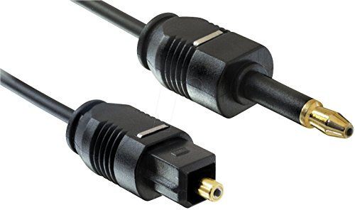 DeLOCK 2m Toslink cavo audio Mini-TOSLINK Nero