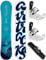 AIRTRACKS Snowboard Set - Board ORBELUS Lady 140 - Softbindung Master W M - SB Bag
