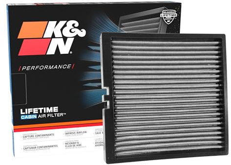 K&N LIFETIME Cabin Air Filter: Washable, Clean Air for your Cabin, VF2044