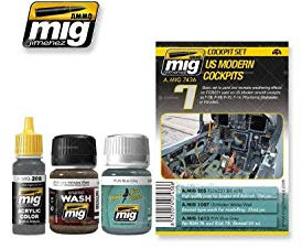 Ammo MIG-7436 US Modern Cockpits, Mehrfarbig
