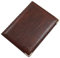 myledershop Exclusive Pochette de Carte d'identité et Porte Carte de crédit 12 Compartiments MJ-Design-Germany Made in UE en diverses Couleurs et Designs (Désign 2 / Marron)