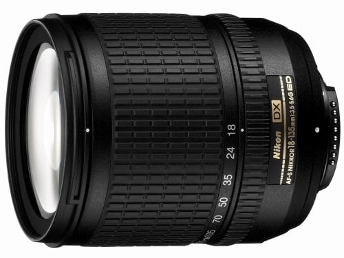 Nikon AF S DX 18-135/3,5-5,6G IF-ED - Obiettivo, filettatura filtro: 67mm, incl. paraluce HB-32