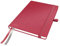 Leitz Complete Qualitäts-Notizbuch A5 liniert, 160 Seiten, 80 Blatt, Hardcover mit hochwertigem Einband, 100 g/m² Papier FSC zertifiziert, Verschluss, Lesezeichen, Stiftschlaufe, Tasche, Rot, 44780025