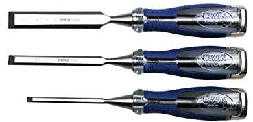 IRWIN 10504711 M750 Split Proof Bevel Edge Chisel Set (3-Piece)